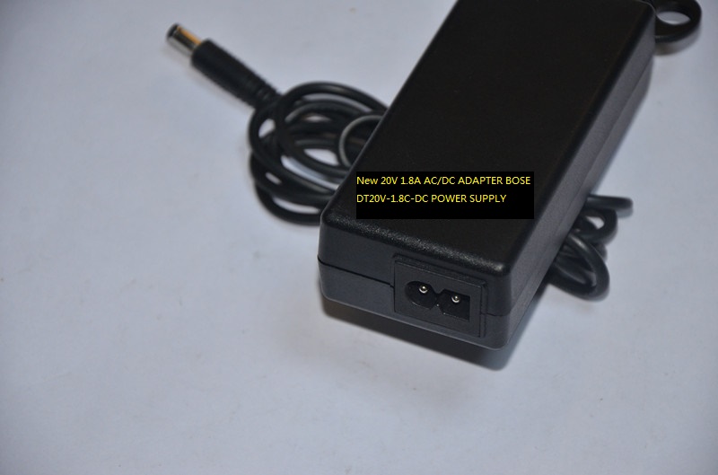 New 20V 1.8A AC/DC ADAPTER BOSE DT20V-1.8C-DC POWER SUPPLY
